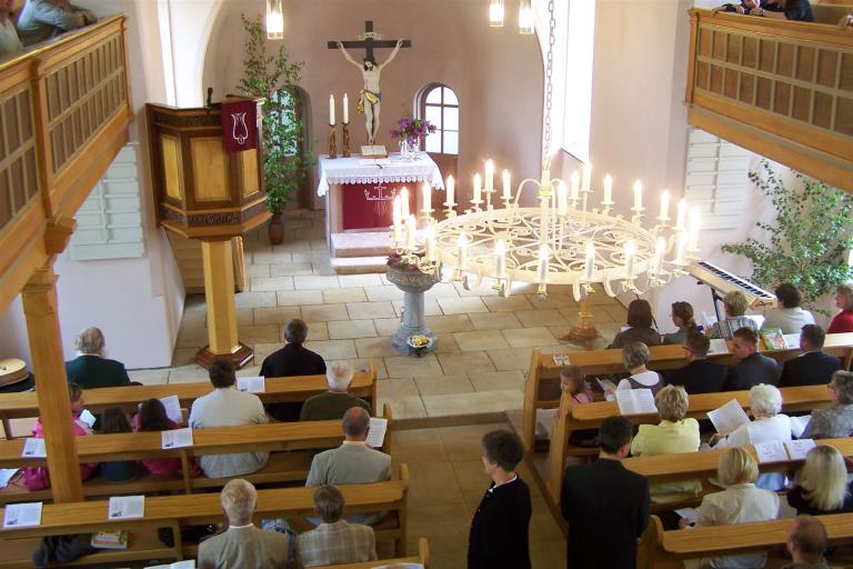 Weihe der Rödlitzer Kirche